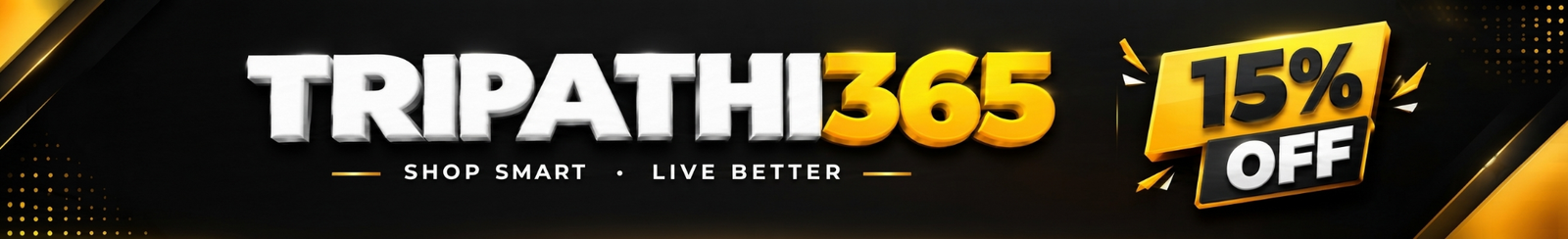 Tripathi365 15 percent off banner